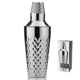 Irving 25 Oz Faceted Stainless Steel Cocktail Shaker Viski®