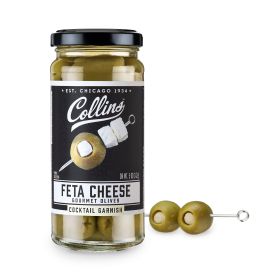 Collins 5 Oz Feta Cheese Cocktail Olives