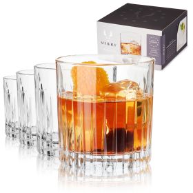 Reserve Milo Crystal Rocks Glasses Viski® (Set of 4)
