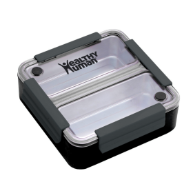 Black Food Storage Box Healthy Human