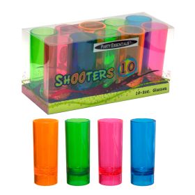 2 Oz Neon Shooter Glasses Party Essentials (Set of 10)