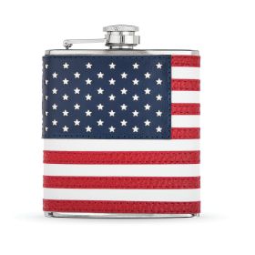 6 Oz American Flag Flask by True