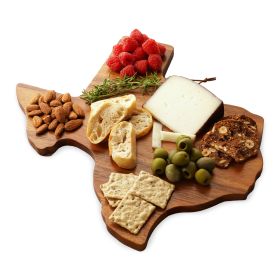 Acacia Texas Shaped Cheese Board Twine®