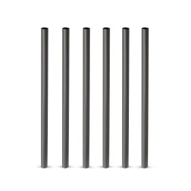 Warren Gunmetal Lowball Straws Viski® (Set of 6)