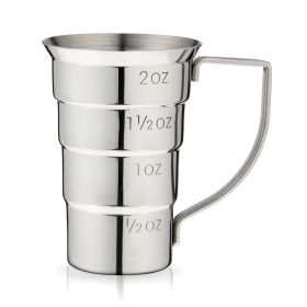 Harrison Stainless Steel Stepped Jigger Viski®