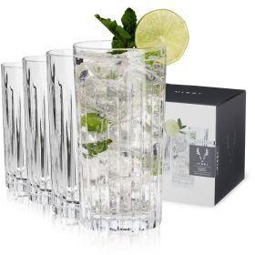Reserve Milo Crystal Highball Glasses Viski® (Set of 4)