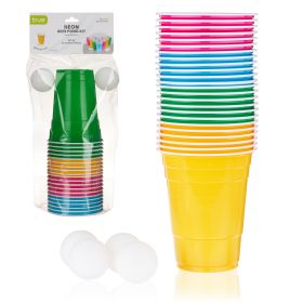 True Party Neon Beer Pong Set