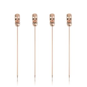 Tiki Copper Cocktail Picks Viski® (Set of 4)