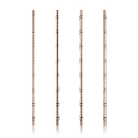 Bamboo Copper Straws Viski® (Set of 4)