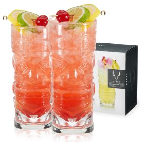 Pacific Crystal Tiki Glasses Viski® (Set of 2)