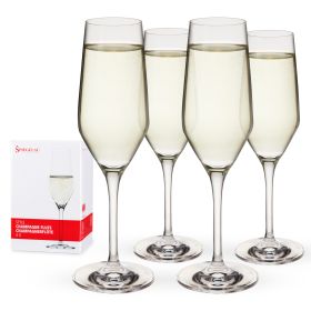 Spiegelau Style 8.5 Oz champagne Flutes (Set of 4)