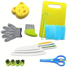 Everyday Kitchens Complete Youngsters Cooking Set - Real Cooking Tools, Safety Knives, and Playful Accessories for Youngsters Aged 4-8 (Style: Montessori Toddler Kitchen)